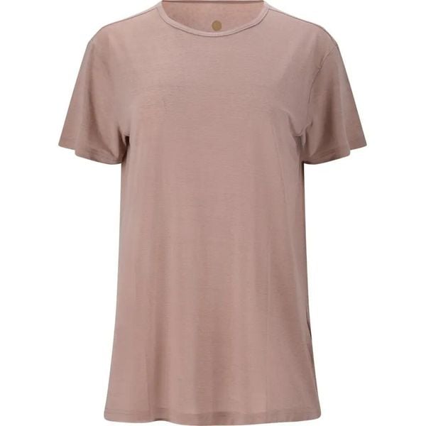 Koszulka damska Athlecia Lizzy. Czerwone bluzki damskie Athlecia, bez wzorów, z elastanu, bez kołnierzyka. Za 95.99 zł.