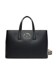 KARL LAGERFELD Torebka A3W30315 Czarny. Czarne torebki klasyczne damskie Karl Lagerfeld, bez wzorów, ze skóry, bez dodatków. Za 669.99 zł.