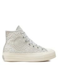 Converse Trampki Chuck Taylor All Star Lift Platform Butterflies A07538C Biały. Białe trampki i tenisówki damskie Converse, bez wzorów, z materiału. Za 289.99 zł.