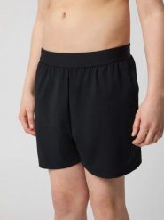 Bjorn_borg BORG SOFT SHORTS – poliester z recyklingu, JUNIOR – BLACK BEAUTY. Czarne szorty męskie Björn Borg, bez wzorów, z poliesteru, sportowe. Za 173.00 zł.