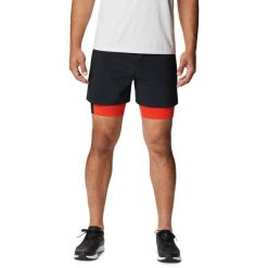 Spodenki sportowe męskie Columbia Endless Trail 2 In 1. Niebieskie szorty męskie Columbia, m, do biegania. Za 329.00 zł.