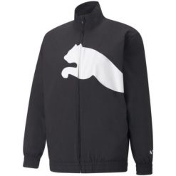 Kurtka treningowa męska PUMA Train Big Cat Lined Woven. Czarne kurtki męskie Puma, m, bez wzorów, z puchu, bez kaptura. Za 149.99 zł.
