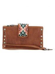 Micmacbags Skórzany portfel w kolorze jasnobrązowym - 17 x 10 x 3 cm rozmiar: onesize. Brązowe portfele damskie micmacbags, bez wzorów, z materiału. Za 121.99 zł.