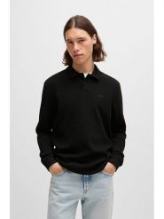 BOSS Orange Koszulka polo w kolorze czarnym rozmiar: M. Czarne koszulki polo męskie Boss Orange, m, bez wzorów, bez ramiączek. Za 180.06 zł.