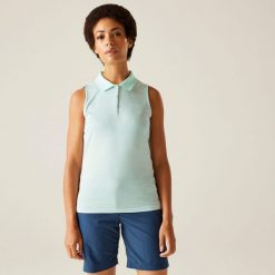 Tima II damska koszulka. Białe bluzki sportowe damskie Regatta, bez wzorów, bez ramiączek. Za 146.00 zł.