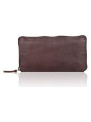 Bellicci Skórzany portfel "Chalice" w kolorze brązowym - 20 x 10 x 2,5 cm rozmiar: onesize. Brązowe portfele damskie Bellicci, bez wzorów, z materiału. Za 113.99 zł.