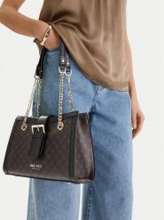 Nine West Torebka CEO-Karna-KY217 Czarny. Czarne torebki klasyczne damskie Nine West, bez wzorów, z materiału, bez dodatków. Za 229.99 zł.