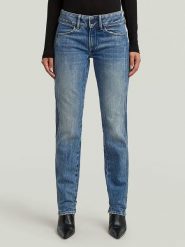 G-Star Dżinsy - Slim fit - w kolorze niebieskim rozmiar: W33/L32. Niebieskie jeansy damskie G-Star. Za 253.54 zł.