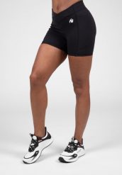 Willow Szorty - Czarny. Czarne spodenki sportowe damskie GORILLA WEAR, s, z nylonu, na fitness i siłownię. Za 193.00 zł.