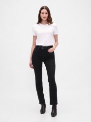 GAP Dżinsy - Slim fit - w kolorze czarnym rozmiar: W32. Czarne jeansy damskie GAP, z podwyższonym stanem. Za 169.95 zł.