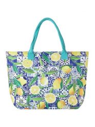 BLE Shopper bag ze wzorem - 50 x 38 x 17 cm rozmiar: onesize. Shopper bag damskie BLE, bez wzorów, z materiału, na ramię, bez dodatków. Za 53.79 zł.