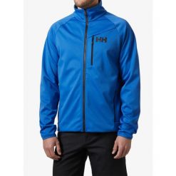 Kurtka polarowa męska Helly Hansen HP Windproof Fleece 2.0. Niebieskie kurtki męskie Helly Hansen, m, bez wzorów, z polaru, sportowe, bez kaptura. Za 662.50 zł.