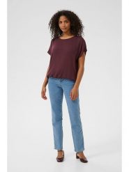 Kaffe Bluzka w kolorze bordowym rozmiar: 34. Czerwone bluzki damskie Kaffe, bez wzorów, z wiskozy, bez kołnierzyka, bez ramiączek. Za 56.99 zł.