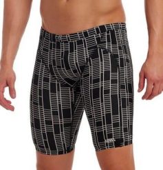 Spodenki do pływania Jammery Funky Trunks Up The Ladder. Czarne kąpielówki męskie FUNKY TRUNKS, m, bez wzorów, z elastanu, do pływania. Za 219.00 zł.