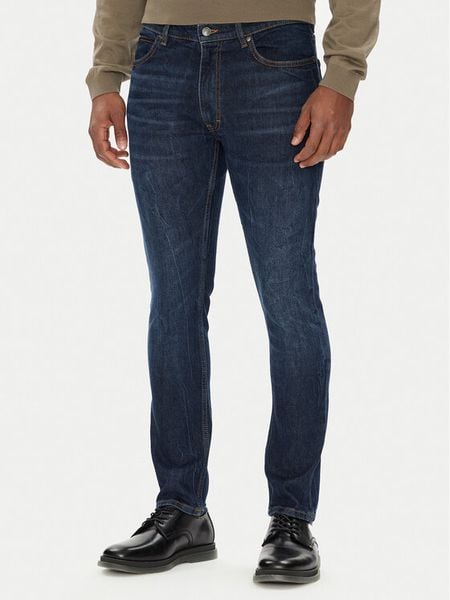 HUGO Jeansy HUGO 734 50542696 Granatowy Extra Slim Fit. Niebieskie jeansy męskie Hugo. Za 319.99 zł.