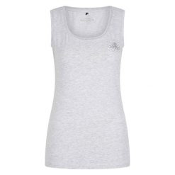 Damski tank top HV Polo Classic. Szare topy damskie HV POLO, bez wzorów, bez kołnierzyka. Za 140.50 zł.