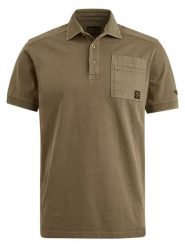 PME Legend Koszulka polo w kolorze jasnobrązowym rozmiar: XL. Brązowe koszulki polo męskie PME Legend, xl, bez wzorów, bez ramiączek. Za 209.82 zł.