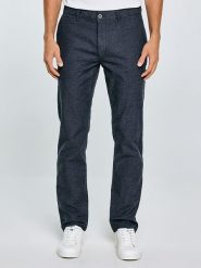 BIG STAR Spodnie chino "Marcos" w kolorze granatowym rozmiar: W38/L30. Niebieskie spodnie materiałowe męskie Big Star, bez wzorów, retro. Za 147.99 zł.