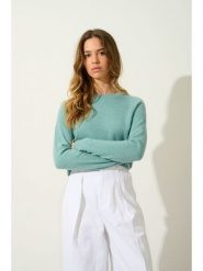 AUTHENTIC CASHMERE Kaszmirowy sweter "Ecrin" w kolorze turkusowym rozmiar: S. Niebieskie swetry klasyczne damskie AUTHENTIC CASHMERE, s, z kaszmiru, bez kołnierzyka. Za 328.65 zł.