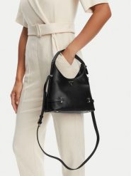 Guess Torebka HWZG96 57010 Czarny. Czarne torebki klasyczne damskie Guess, z aplikacjami, ze skóry, bez dodatków. Za 339.99 zł.