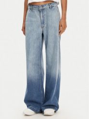 Please Jeansy P869200002 Niebieski Wide Leg. Niebieskie jeansy damskie Please. Za 339.99 zł.