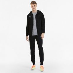 Kurtka Z Kapturem Puma Teamgoal 23 Casuals Dorosłych. Czarne kurtki treningowe męskie Puma, m, bez wzorów, z bawełny. Za 186.99 zł.