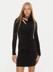 Marella Sukienka koktajlowa Angelo 2423626052 Czarny Slim Fit. Czarne sukienki damskie Marella, l, bez wzorów, z wiskozy, wizytowe, bez kołnierzyka, bez ramiączek. Za 509.99 zł.