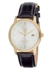 U.S. Polo Assn. Zegarek kwarcowy w kolorze złoto-czarno-białym rozmiar: onesize. Czarne, analogowe zegarki męskie U.S. Polo Assn., ze stali. Za 295.99 zł.