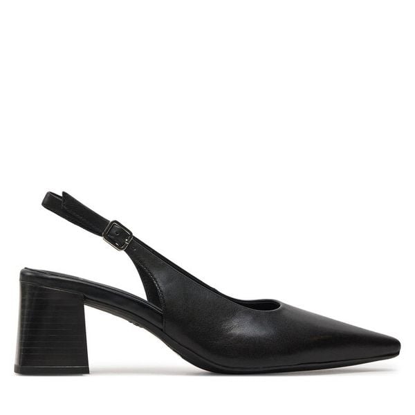 Czółenka Vagabond Shoemakers. Czarne czółenka damskie Vagabond Shoemakers, bez wzorów, bez obcasa. Za 359.99 zł.