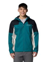 Columbia Kurtka funkcyjna "Inner Limits III" w kolorze morskim rozmiar: XXL. Zielone kurtki outdoor męskie Columbia, xxl, bez wzorów, bez kaptura. Za 195.99 zł.