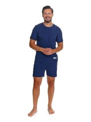 Doctor Nap Piżama w kolorze granatowym rozmiar: XXL. Niebieskie piżamy męskie Doctor Nap, xxl, bez wzorów, z bawełny, bez ramiączek. Za 104.99 zł.