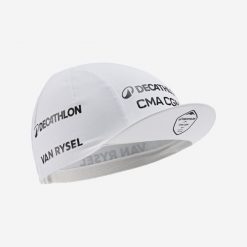 Second Life - Czapka z daszkiem rowerowa szosowa Van Rysel... - Stan Doskonały. Białe czapki męskie VAN RYSEL, bez wzorów, z materiału. Za 37.99 zł.