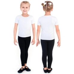 Legginsy do gimnastyki artystycznej bawełniane INDIGO. Czarne legginsy damskie INDIGO SPORTS, s, bez wzorów, z bawełny. Za 83.00 zł.