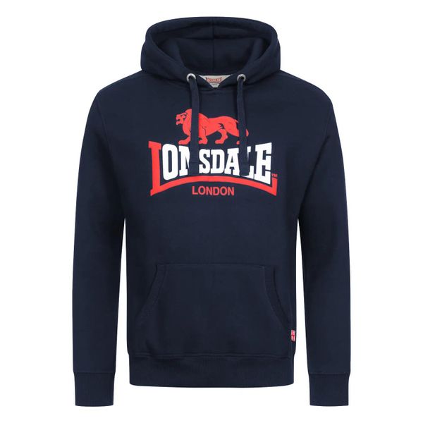 Bluza z kapturem Lonsdale Thurning. Czerwone bluzy z kapturem męskie Lonsdale, m, z bawełny. Za 263.00 zł.