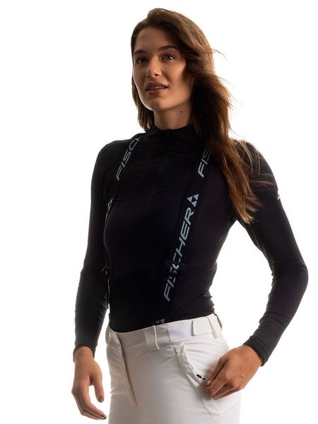 Fischer Koszulka funkcyjna w kolorze czarnym rozmiar: XXL. Czarne bluzki sportowe damskie FISCHER, xxl, z materiału, bez kołnierzyka, bez ramiączek. Za 196.24 zł.