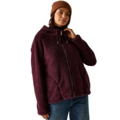 Damska Bluza Polarowa Orielle Z Pełnym Zamkiem Błyskawicznym. Fioletowe bluzy z kapturem damskie Regatta, na zimę, xs, z materiału. Za 250.99 zł.