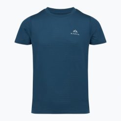 Koszulka dziecięca trekkingowa KADVA TrailCore. Niebieskie koszulki dziewczęce KADVA, s, bez wzorów, z elastanu, bez ramiączek. Za 49.99 zł.