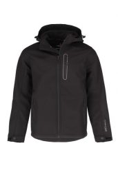 Bluza softshellowa F-CLIFT. Czarne bluzy z kapturem męskie Volcano, l, z dzianiny. Za 329.99 zł.