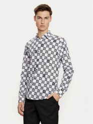 Hugo Koszula Ermo 50534257 Biały Slim Fit. Białe koszule męskie Hugo, l, bez wzorów, z bawełny, bez kołnierzyka, bez ramiączek. Za 279.99 zł.