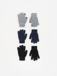 Rękawiczki touch screen 3 pack - wielobarwny. Rękawiczki dziecięce Reserved, bez ramiączek. Za 35.99 zł.
