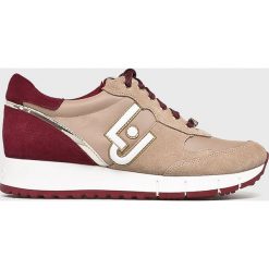 Liu Jo - Buty. Brązowe buty sportowe na co dzień damskie Liu Jo, bez wzorów, z materiału. W wyprzedaży za 499.90 zł.