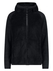 CMP Kurtka polarowa w kolorze czarnym rozmiar: 42. Czarne kurtki damskie CMP, s, bez wzorów, z materiału, bez kaptura. Za 170.07 zł.