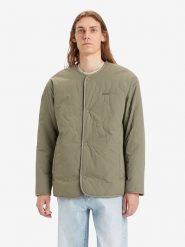 Levi´s Dwustronna kurtka przejściowa w kolorze oliwkowo-beżowym rozmiar: L. Brązowe kurtki męskie l, bez wzorów, bez kaptura. Za 245.95 zł.