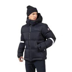 Kurtka narciarska Rossignol Daille. Czarne kurtki męskie Rossignol, m, bez wzorów, bez kaptura, narciarskie. Za 2,059.00 zł.