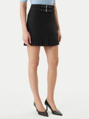 Morgan Spódnica mini 251-JANO Granatowy Regular Fit. Niebieskie spódniczki damskie Morgan, bez wzorów, z syntetyku, mini. Za 299.99 zł.