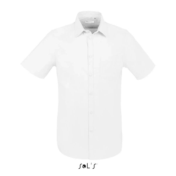 Koszula Sol's Brisbane Fit. Białe koszule damskie SOL'S, s, bez wzorów, ze skóry, bez kołnierzyka, bez ramiączek. Za 111.00 zł.