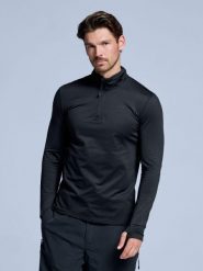 Bluza narciarska - Męska - Arctic 2.0 - Czarny. Czarne bluzy z kapturem męskie POEDERBAAS, na zimę, m, z elastanu. Za 177.72 zł.