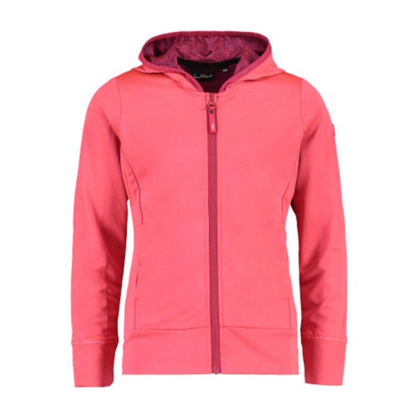 Dziewczęca bluza z kapturem CMP. Czerwone bluzy z kapturem damskie CMP, z dżerseju. Za 231.10 zł.