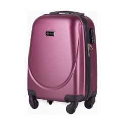 Mała walizka podróżna na kółkach (bagaż podręczny) SOLIER STL310 XS ABS burgundowa - XS \ Burgundy. Czerwone walizki Solier, bez wzorów, z gumy, małe. Za 119.00 zł.