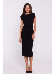 Stylove Sukienka w kolorze czarnym rozmiar: M. Czarne sukienki damskie Stylove, m, bez wzorów, bez kołnierzyka, bez ramiączek, midi. Za 236.61 zł.